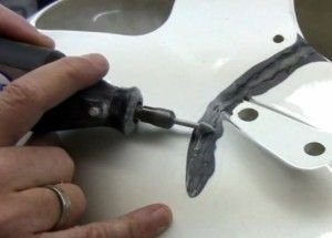 repair using soldering iron