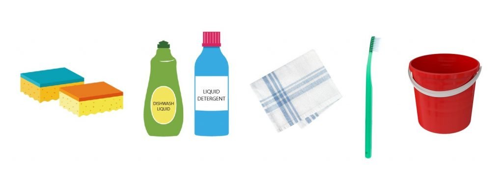 Household products to wash your motorcycle