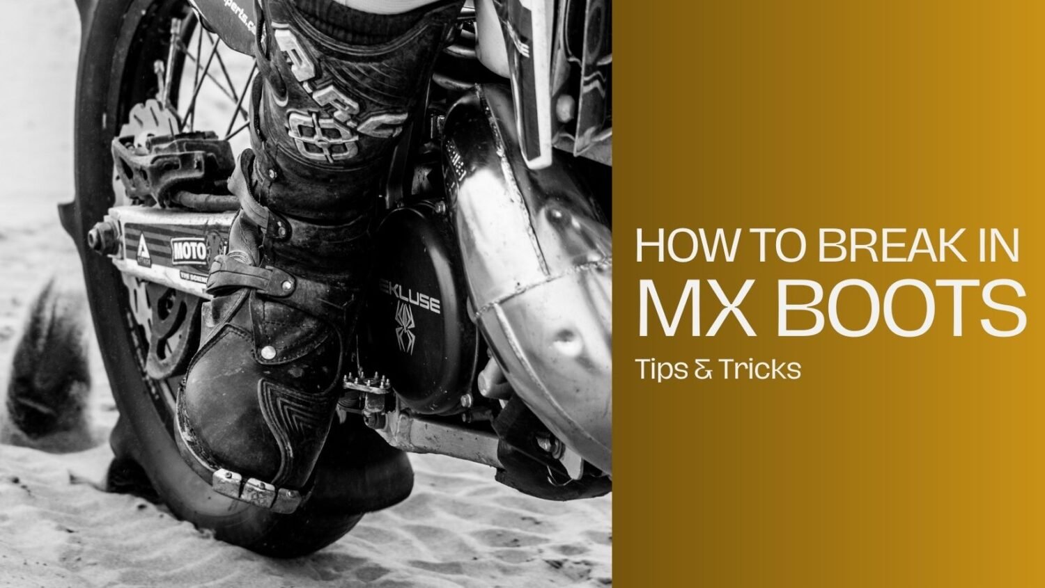 How To Break In Dirt Bike Boots